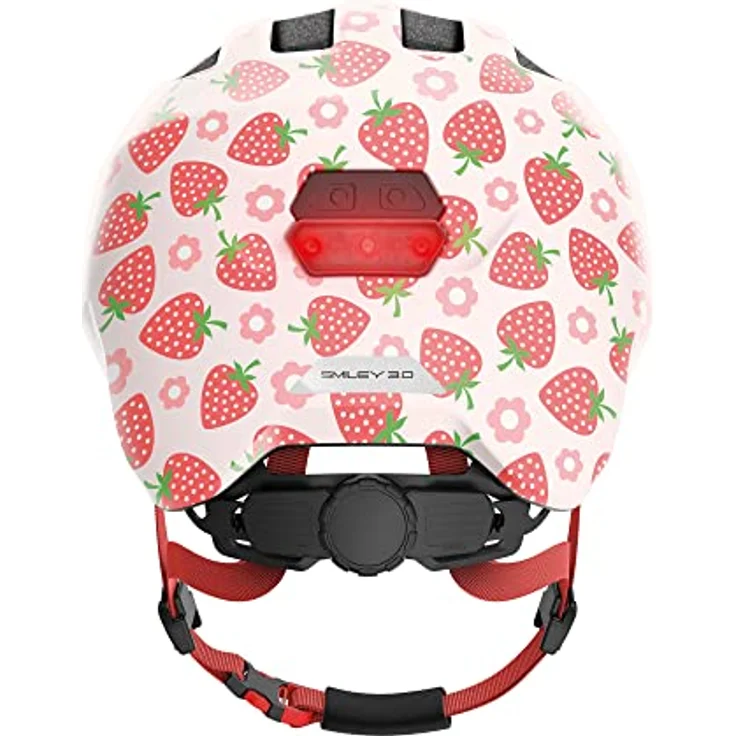 ABUS Helm Smiley 3. 0 LED rosa strawberry M – Bild 5