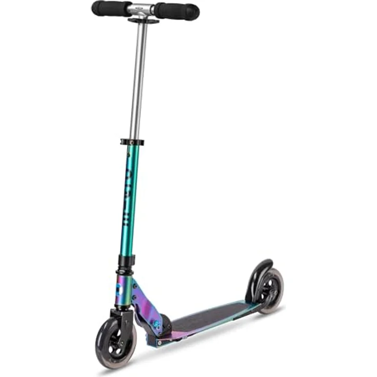 Micro Mobility Micro Speed+, E-Scooter mit stossdämpfenden Rädern, verstellbarem Lenker und mattem Neochrome-Finish – Bild 2
