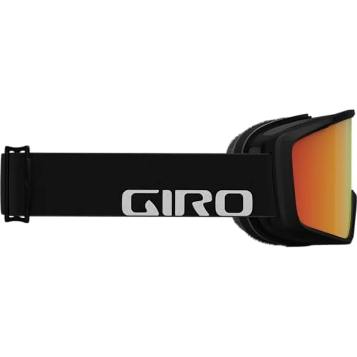Giro Index 2.0 Skibrille, black wordmark und vivid ember, 27% VLT, OTG Frame, Anti-Beschlag, nahtlose Helmkompatibilität – Bild 4