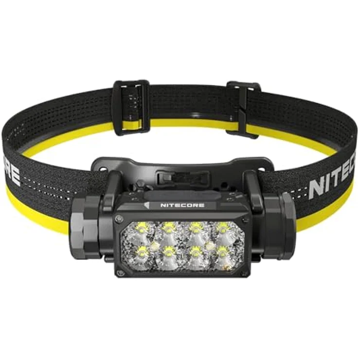 Nitecore HC65 UHE, Stirnlampe mit 2000 Lumen, 3 Lichtquellen, USB-C Ladegerät, IP68 wasserdicht – Bild 2