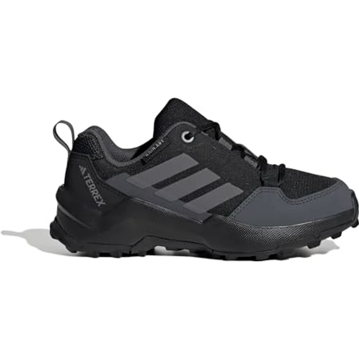 adidas JI0917, Laufschuhe für Jungen mit wasserdichtem Obermaterial und dämpfender EVA-Zwischensohle, schwarz – Bild 2
