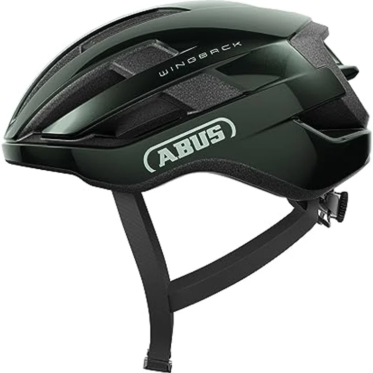 Abus WingBack, Velohelm (57 - 61 cm) mit minimalistischem Design, leichter Konstruktion und FlowStraps-Gurten – Bild 1