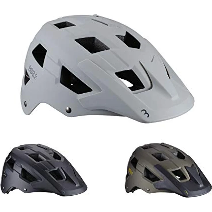 BBB Nanga, Velohelm für Mountainbiker, 54-58 cm, mit großem Visier und 15 Luftschlitzen – Bild 1