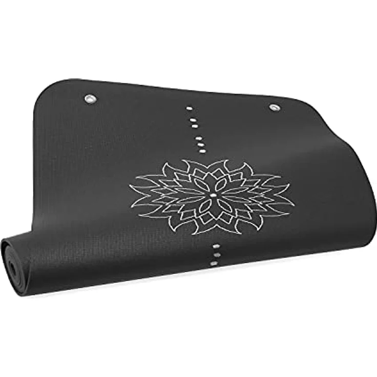 Tiguar Yogamatte, Yoga Base Mat, 5 mm, grau, rutschfest und leicht zu verstauen – Bild 2