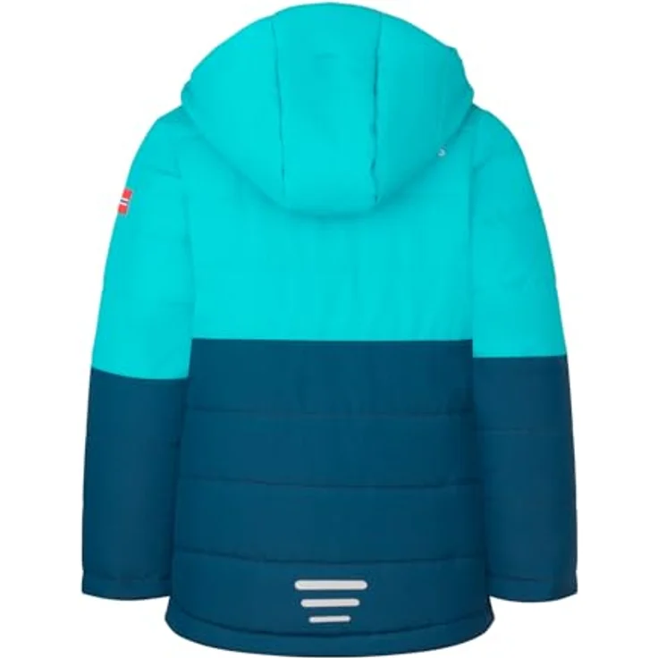 TROLLKIDS Hemsedal Snow Jacket XT, Mädchen Ski-/Snowboardjacke mit 6.000 mm Wassersäule, blau/türkis, Größe 122 – Bild 2