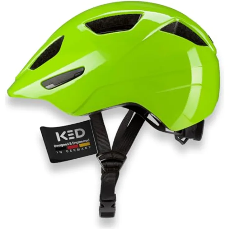 KED Dyno S Fahrradhelm, ultraleicht mit optimaler Passform, Apple Green Glossy