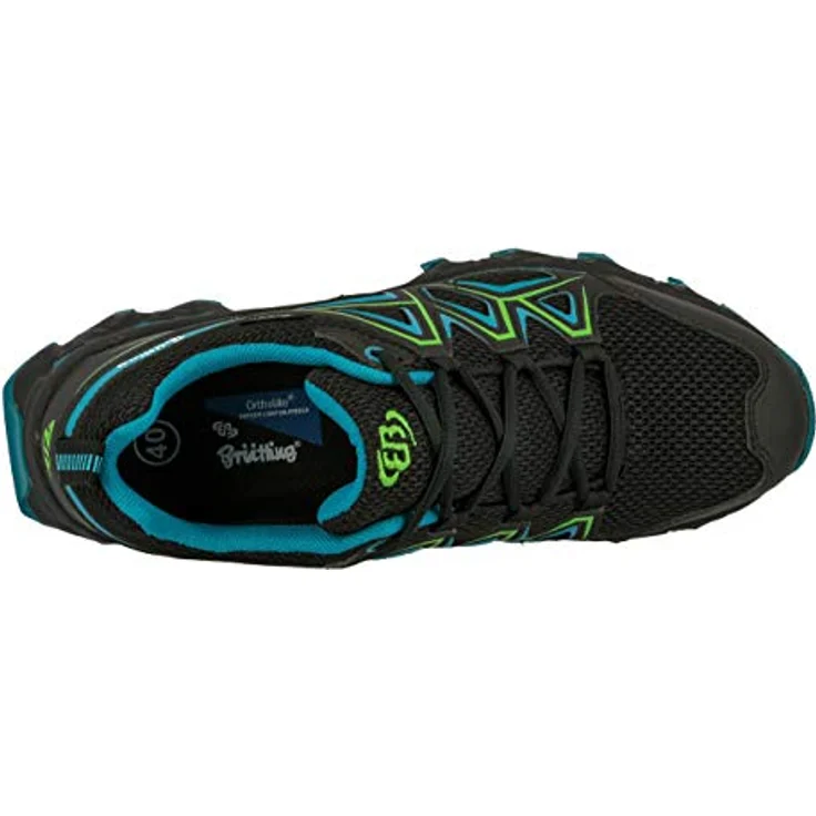 Brütting Power Herren Wanderschuhe, wasserdicht, atmungsaktiv, schwarz, Größe 45 – Bild 5