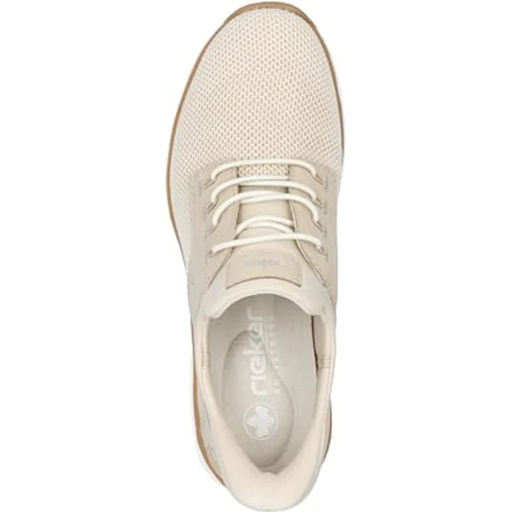 Rieker Damen Halbschuhe M5665-60, beiger Slipper mit hohem Komfort und coolem Design – Bild 5