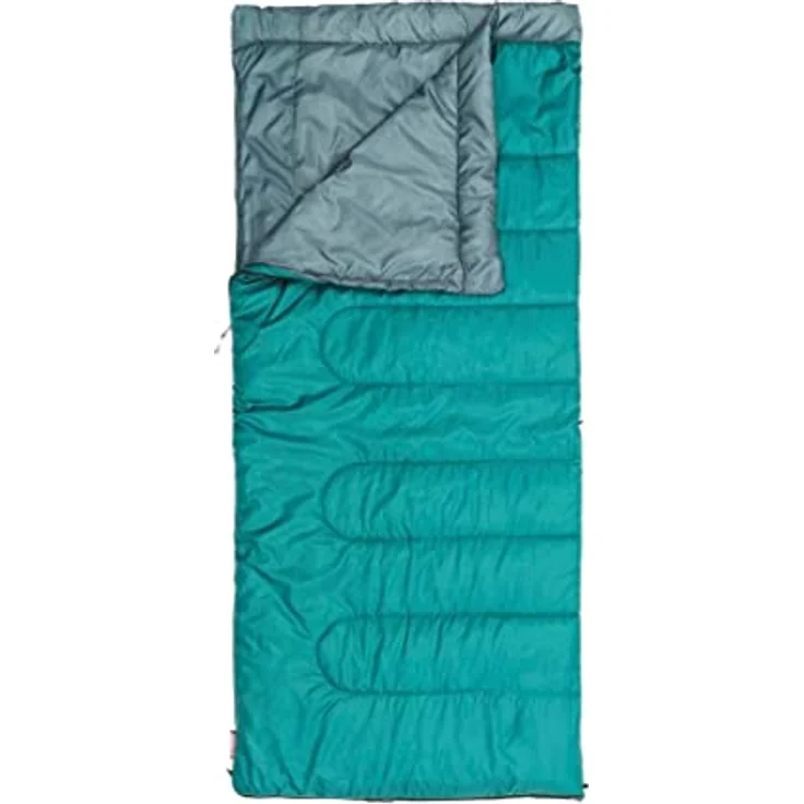 Coleman Schlafsack Atlantic Lite 10, grün, L, leicht & kompakt, wasserfest & atmungsaktiv – Bild 1
