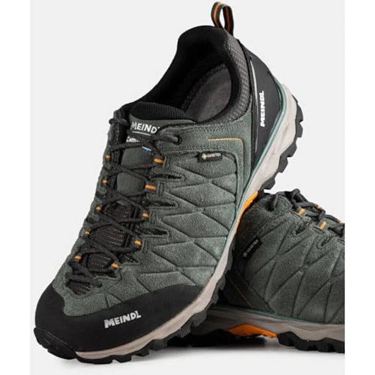 Meindl Mondello lo GTX®, Wanderschuhe aus Velourleder und GORE-TEX®, loden orange, Größe 46.5 – Bild 5