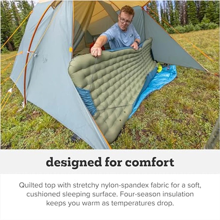 Big Agnes, Isomatte mit PrimaLoft-Füllung, extrem warm und bequem, kleines Packmaß, leicht – Bild 9