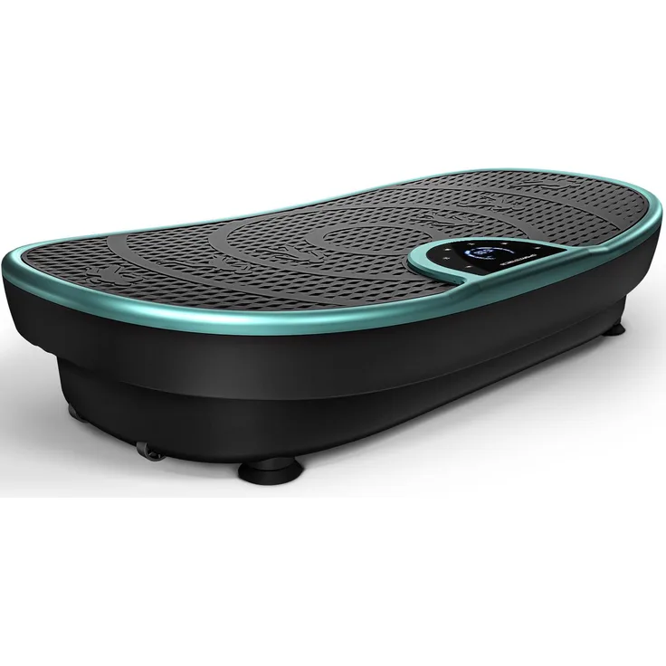 Sportstech VP250 Vibrationsplatte, Curved Design, 200W Motor, 7+1 Programme, LED-Display mit Bluetooth-Lautsprechern