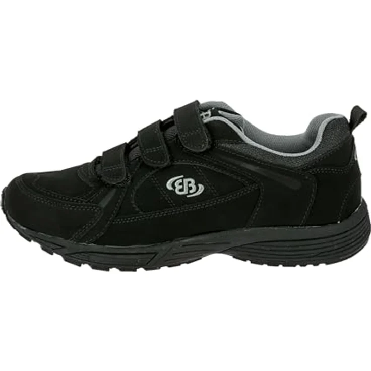 Lico Herren Wanderschuhe, robuste Outdoorschuhe mit Klettverschluss, Schwarz, Größe 43 – Bild 2