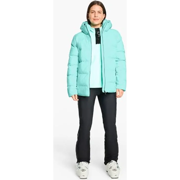 Ziener Trava-Z Damen Skijacke, wärmende MicroDown, AQUASHIELD® Membran, Größe 38 – Bild 5