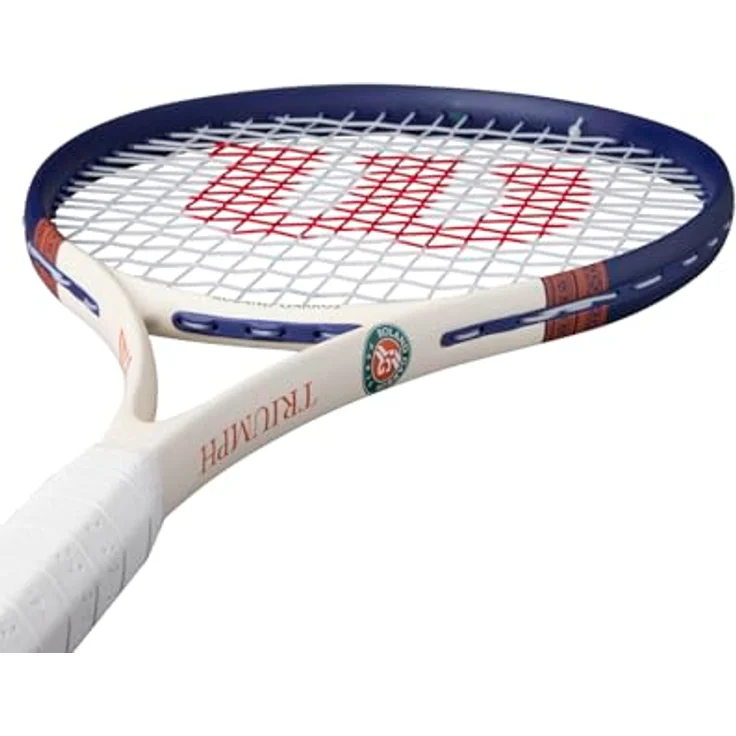 Wilson Roland-Garros 2026 Triumph Oversized Schläger, kopflastiges Design, Navy/Orange, Gr. 3 – Bild 5