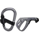 Mammut Smart 2.0 Belay Package, Sicherungsgerät und Karabiner Set mit automatischer Sturzblockierung, Grey, One Size