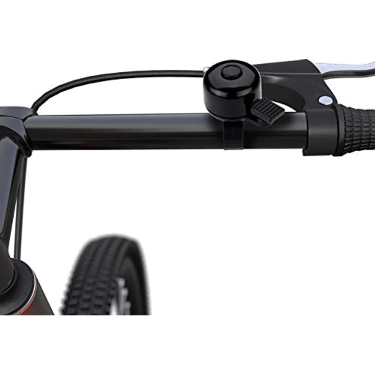 Paliston Mini Fahrradklingel, 120 dB Lautstärke, für Erwachsene und Kinder, Schwarz & Pink – Bild 2