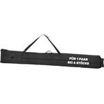 Atomic Ski SKI SLEEVE BLACK BLACK, 205 cm Skisack mit wasser- und schmutzabweisendem Material, verstellbarem Rolltop und anpassbaren Schulterträgern
