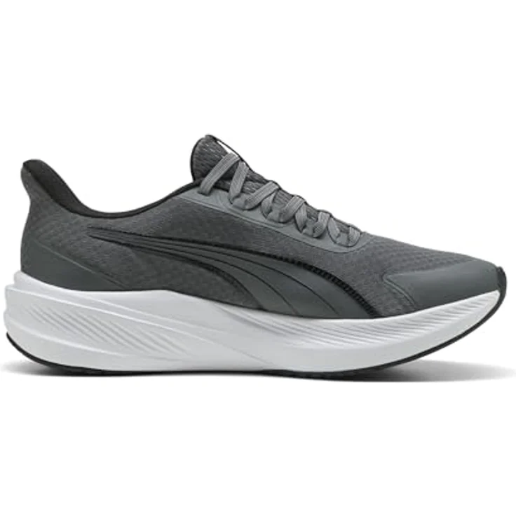 PUMA Dasher Lite Slip Tech Laufschuh, grau, Gr. 44.5 mit praktischer SLIPTECH™ Technologie und gepolsterter Zwischensohle – Bild 5