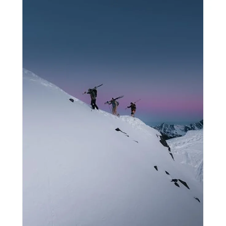 CMP Light Melange Softshell Jacke H765, winddicht mit regulierbarer Kapuze, reflektierenden Eigenschaften, malva melange, Größe 38 – Bild 2