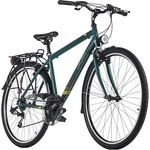 DACAPO Ravenna 50, Trekkingrad Herren 28'' in Grün, 21 Gänge, RH 48 cm, StVZO konforme Beleuchtung