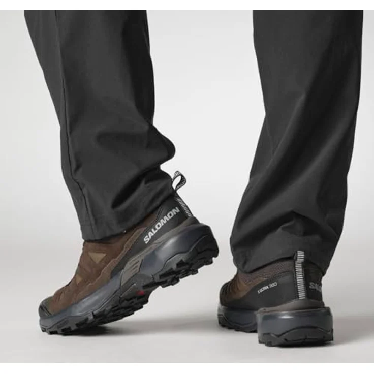 Salomon X ULTRA 360 LEATHER GORE-TEX, wasserdichter Wanderschuh für Herren mit flexiblen niedrigen Schaft und profilierter Gummi-Sohle – Bild 9