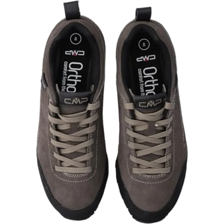 CMP Campagnolo Elettra Low WP, Herren Wanderschuhe, wasserdicht, braun, Größe 42, mit Vibram XS Trek Profil – Bild 5