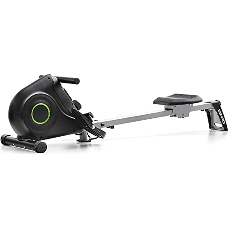 Zipro Nix Rudergerät klappbar für zuhause,leises & wartungsfreies Magnetbremssystem, Heim-Magnetfahrrad, kugelgelagerter Rudersitz, Trainingscomputer, schwarz, 6299217