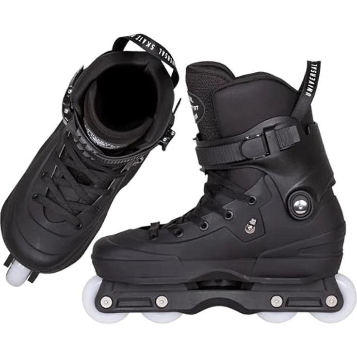 Usd Aeon Team 60, Inline Skates mit Unibody-Design, schwarzer verstellbarer Schaft und breiter Soulplate, Größe 40 – Bild 4