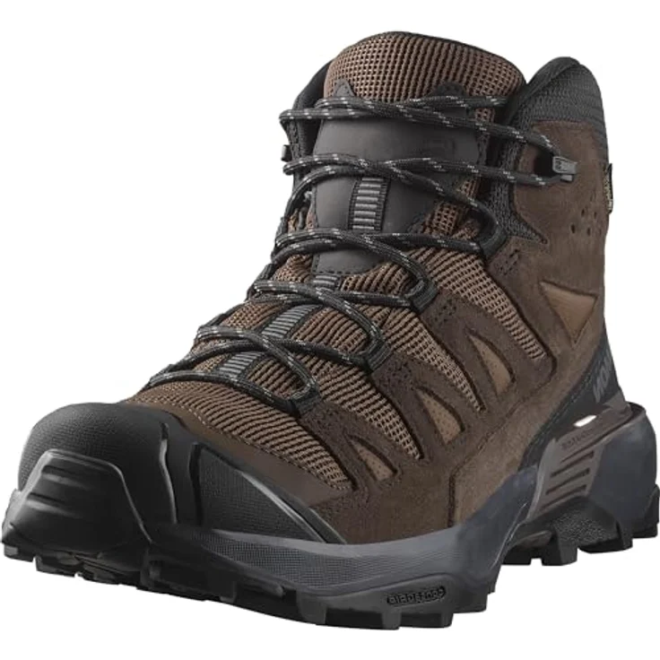 Salomon X ULTRA 360 Leather Mid GTX, Herren Wanderschuhe mit GORE-TEX, braun, EU 42 2/3 UK 8.5 – Bild 3