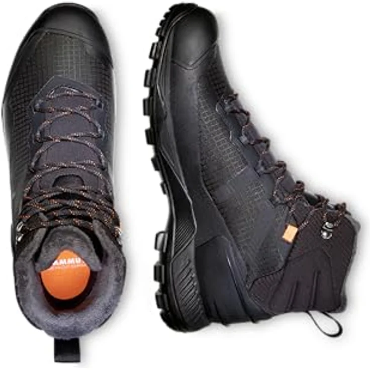 Mammut Blackfin III Mid DT Men, Herren Wanderschuhe mit Vibram-Profilsohle und Mammut DRYtechnology, Schwarz, Größe 43 1/3 – Bild 5