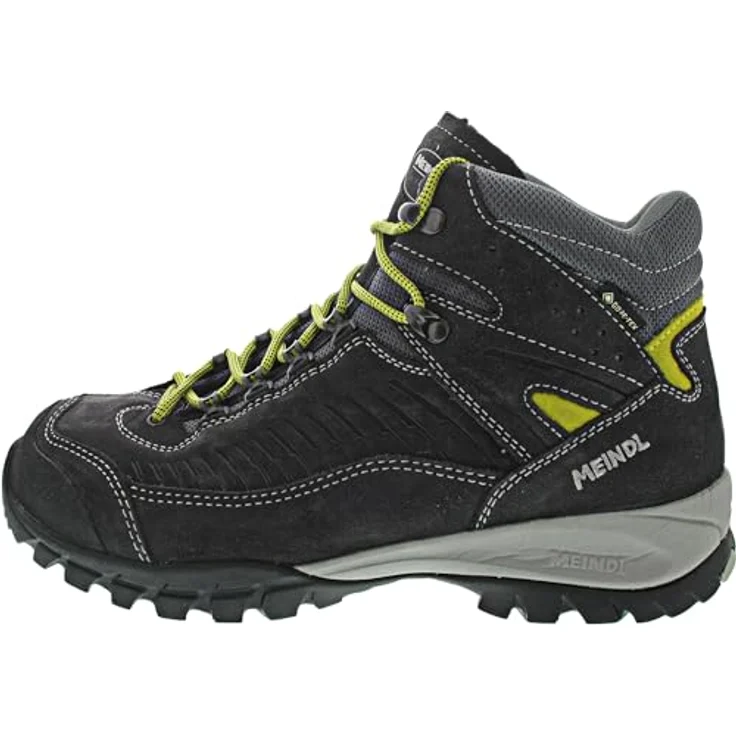 Meindl SALO MID GTX Herren Wanderschuhe, strapazierfähiges Leder, wasser- und winddichte GORE-TEX Membran, grau, Größe 42,5 – Bild 1