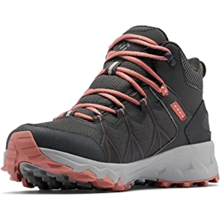 Columbia Peakfreak II Mid Outdry, Damen Wanderschuhe mit optimaler Knöchelunterstützung, grau – Bild 2