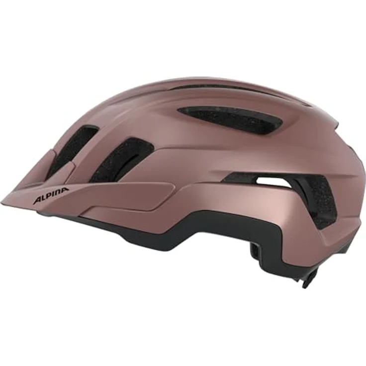 Alpina Paranus, Fahrradhelm rosa matt, 55-59 cm, stoßabsorbierend und luftig für Touren- und Trekkingfahrten – Bild 3