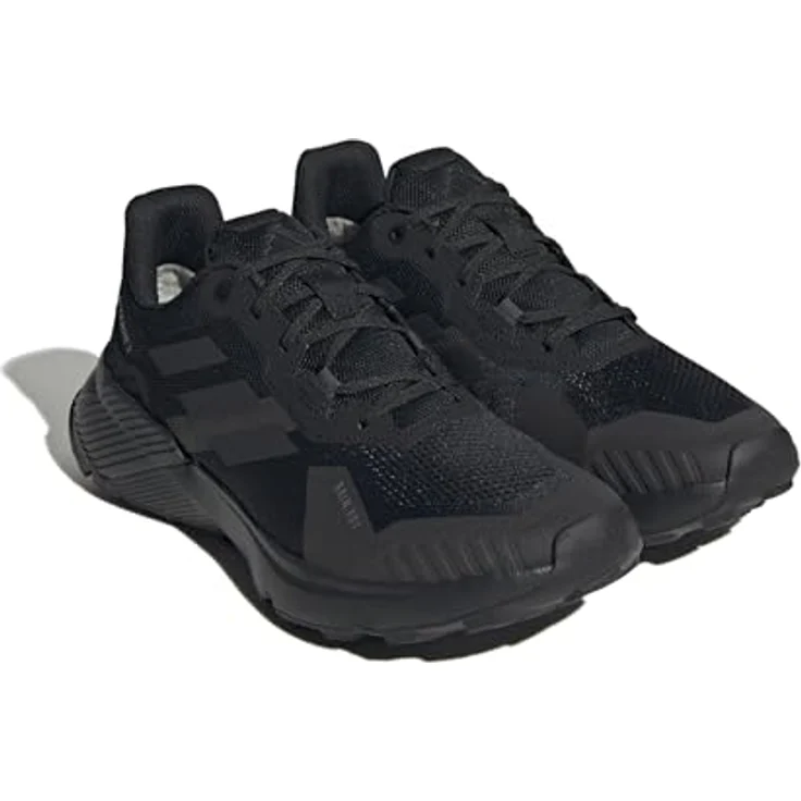 adidas Terrex Soulstride RAIN.RDY, Herren Laufschuhe, wasserdicht, mit Traxion-Außensohle, Schwarz, Größe 46 – Bild 3