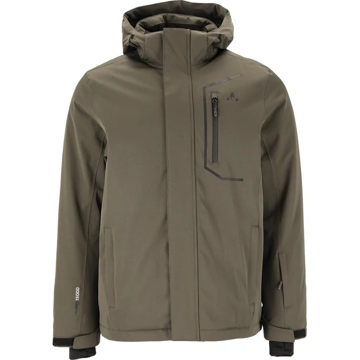 Whistler Carbon M Ski Jacket W-Pro 15000, wasserdichte Skijacke mit 4-Wege-Stretch, schwarz, 3XL