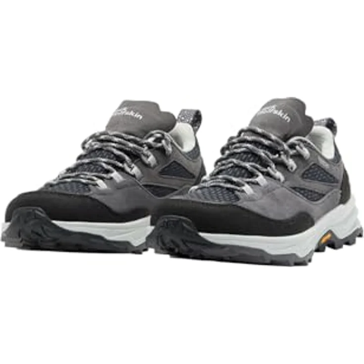 Jack Wolfskin Women's Cyrox Texapore Low, Damen Wanderschuhe, wasserdicht, atmungsaktiv, grau, Größe 42.5 – Bild 4