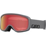 Giro Roam Grey Woodmark, Skibrille mit EXV Technologie, OTG Bauweise und Anti-Fog Beschichtung