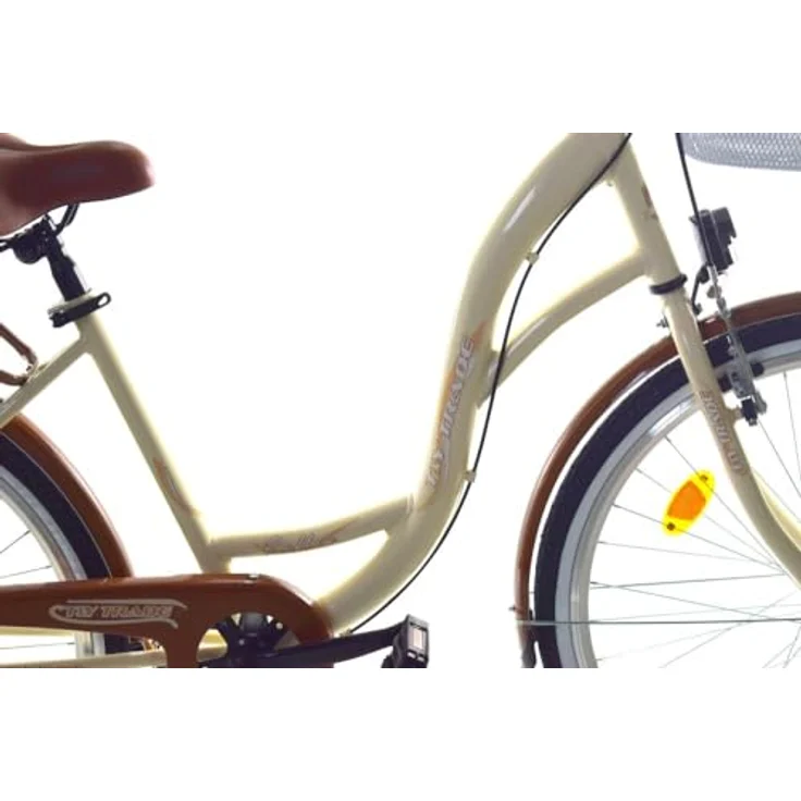 Ty-Trade 28 Zoll Mädchen Damen City Fahrrad Rad Bike 3 GANG NEXUS Reflex Beige - 3 Gang Nexus Nabenschaltung, Rücktrittbremse, inkl. abnehmbarer Korb – Bild 5
