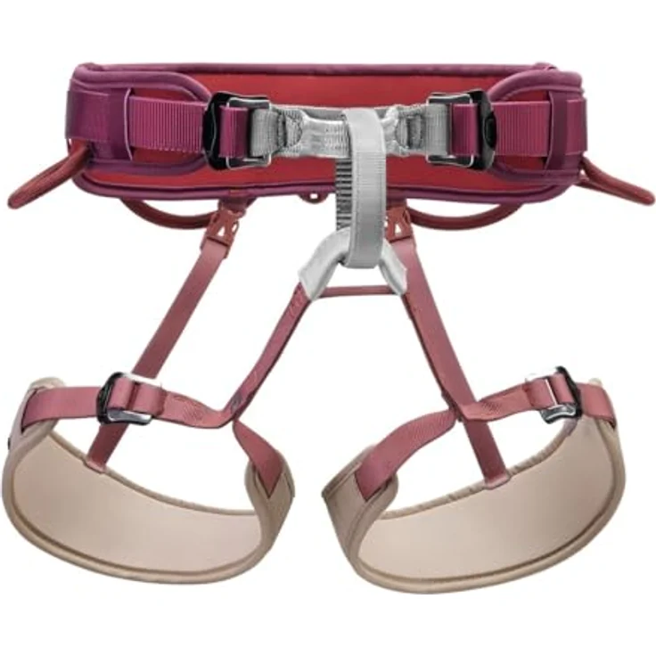 Petzl Corax, verstellbarer Klettergurt mit optimalem Tragekomfort und vier Materialschlaufen, jeansblau, Größe M/XL – Bild 1