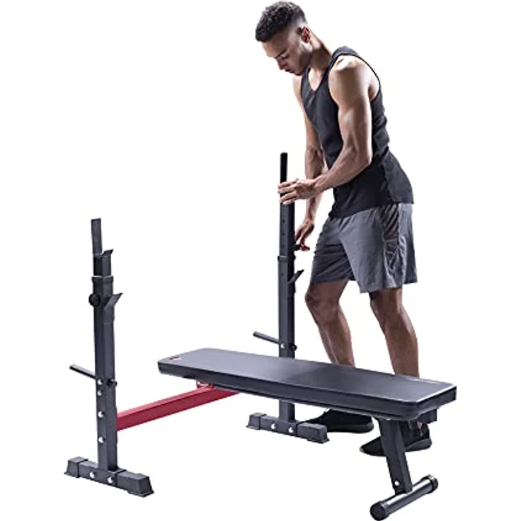Christopeit Sport Hantelbank WB 1000 - Trainingsbank mit 2 Ablagen - klappbar und höhenverstellbar - 200kg Belastbarkeit – Bild 5