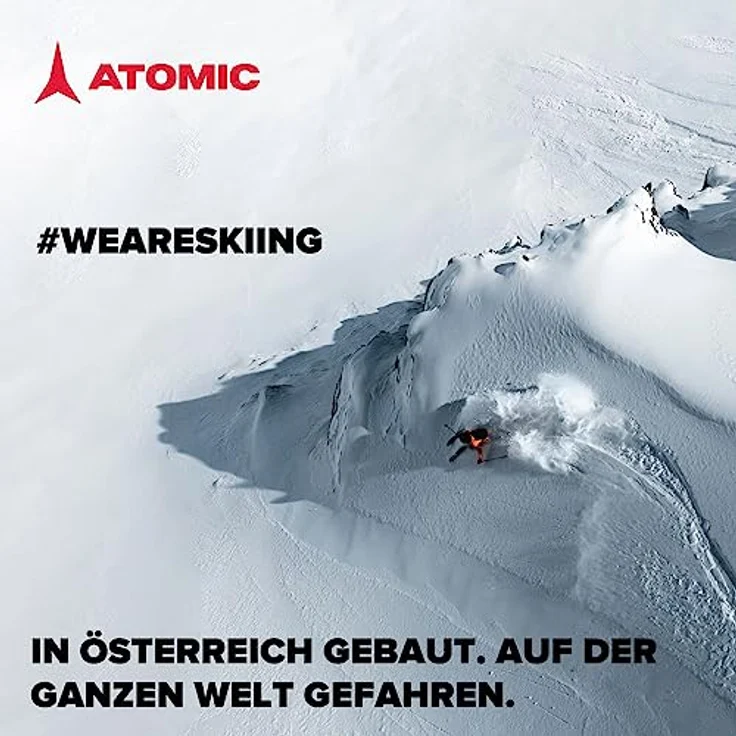Atomic Four HD, Skibrille mit Doppelglas-Konstruktion und zylindrischen Gläsern, vollrahmiges Design – Bild 9
