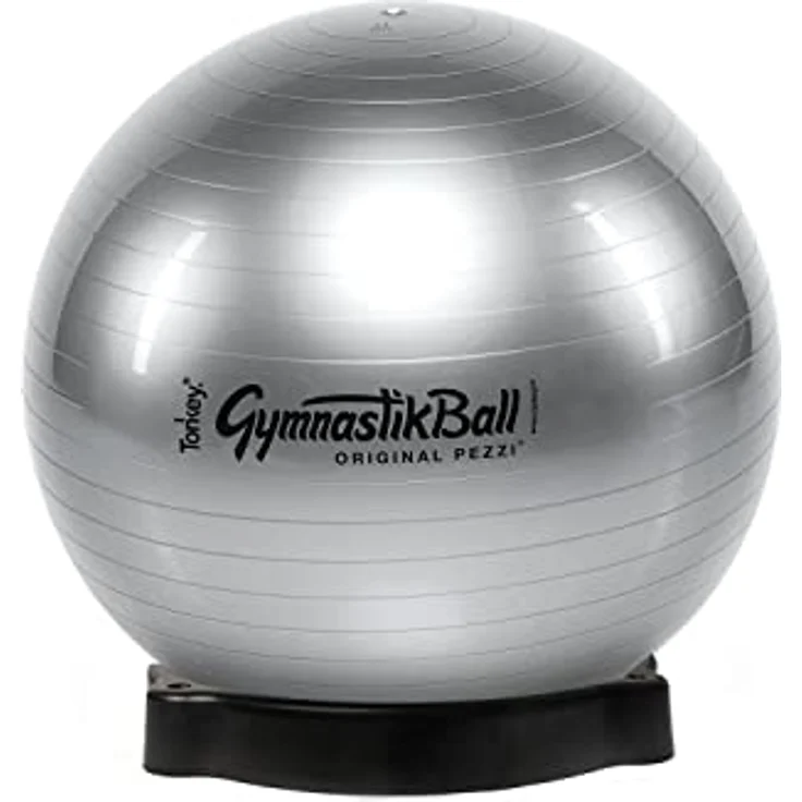 Original Pezzi Pezziball Standard 53 cm m. Ballschale Kombi Gymnastikball Anthra – Bild 1
