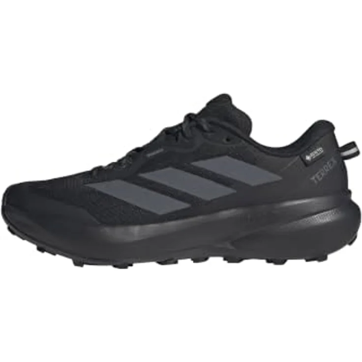 adidas Terrex Tracefinder Plus Gtx, wasserdichte Trailrunning Schuhe mit griffiger Sohle, cblack/grefiv/cblack, Größe: 9 – Bild 1