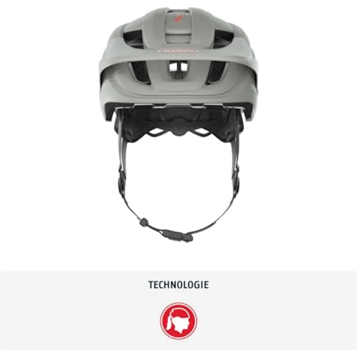 Abus CliffHanger, Velohelm für MTB, Größe 57-61 cm, leicht und gut belüftet mit TriVider-Gurtbandverteiler – Bild 2