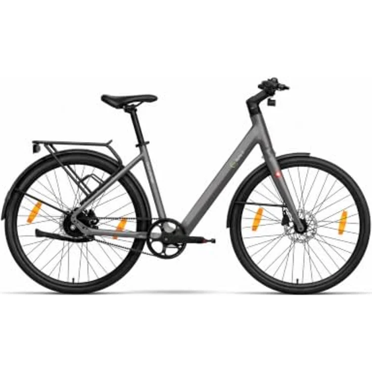 SachsenRAD C3V Roma II, 28" Ultraleicht E-Bike mit Riemenantrieb, 6km/h Schiebehilfe, KI-Unterstützung, für Damen/Herren, Grau – Bild 1