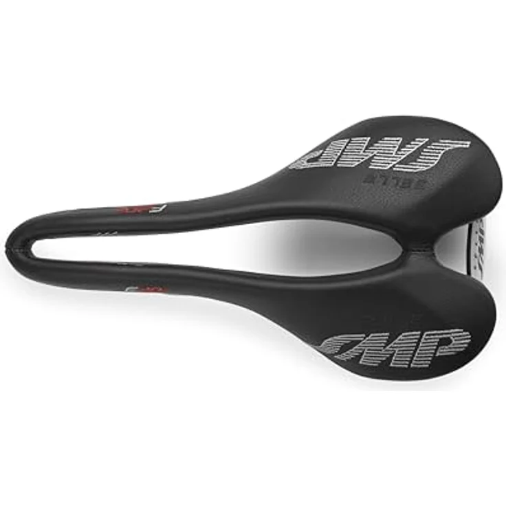 Selle SMP Herren FC20 C Fahrradsattel, schwarz, 134 mm Sitzbreite, Edelstahl Schienen, Kohlefaser-Nylon Bezug – Bild 5