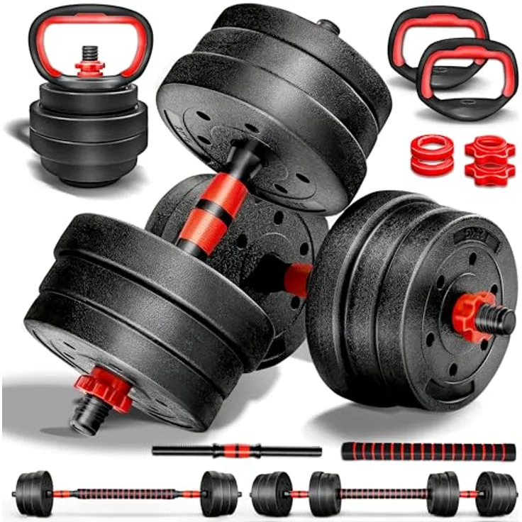set mit kettlebell - 20 kg