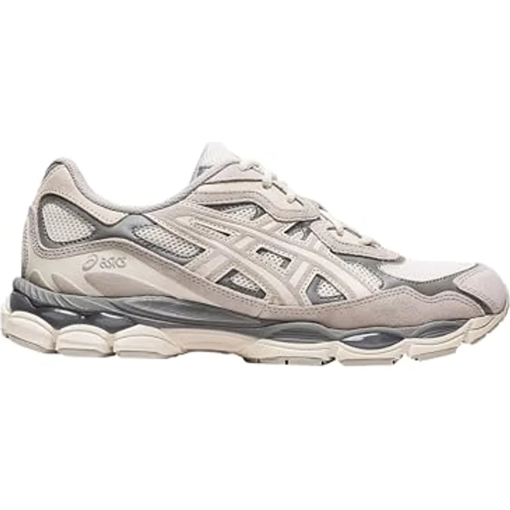 ASICS Performance GEL-NYC, Herren Laufschuhe mit GEL-Technologie und retro Design, Beige, Größe 44 – Bild 2