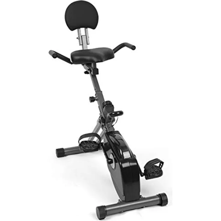 Ultrasport Senioren Liegeheimtrainer , Liege-Heimtrainer mit niedriger Einstiegshöhe, acht Schwierigkeitsstufen, Trainingscomputer, bequeme Polsterung